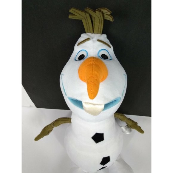 Disney Store Frozen Sven Moose 11" + Olaf Snowman 18" Plushie Stuffed Animal Toy - Picture 2 of 12